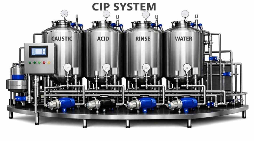 CIP در صنایع لبنی